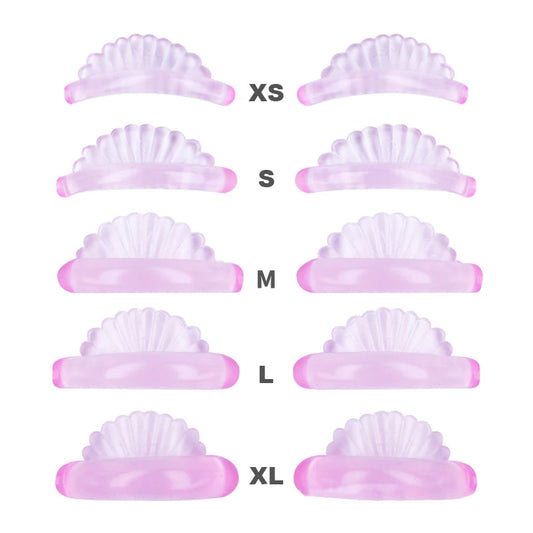 5 Pairs Silicone Eyelash Perm Pads