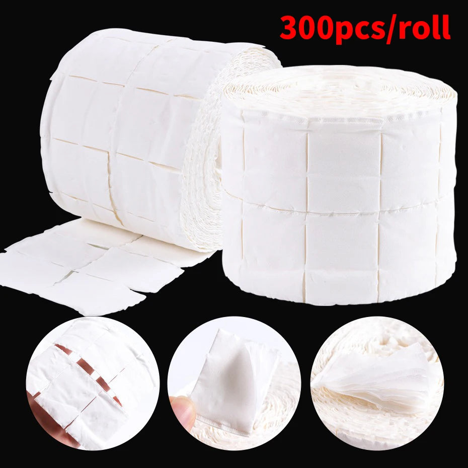 300pcs/roll Cotton Wipes