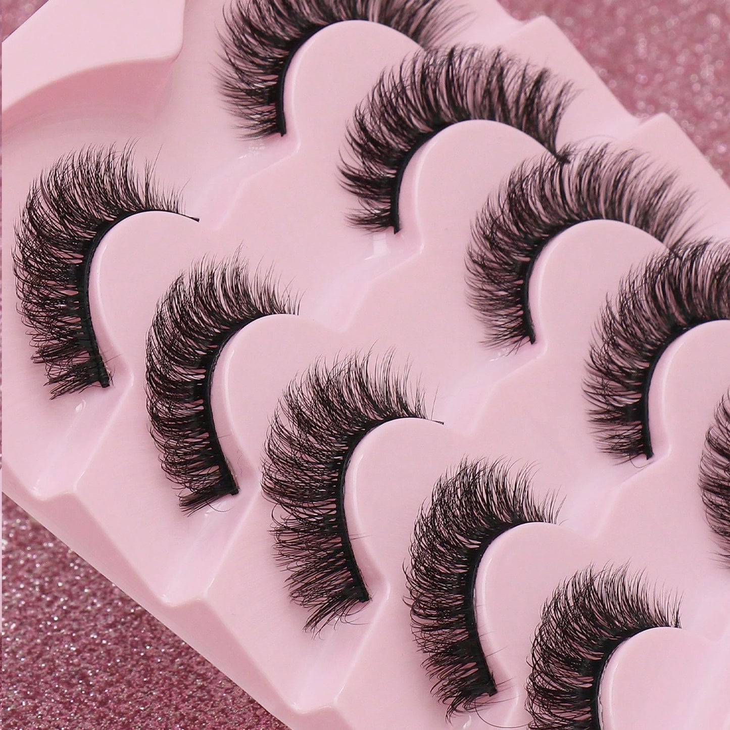 5 Pairs Cat Eye Lashes- Ma'chérie Beauty