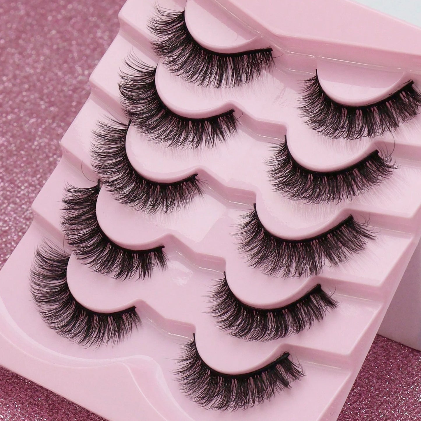 5 Pairs Cat Eye Lashes- Ma'chérie Beauty