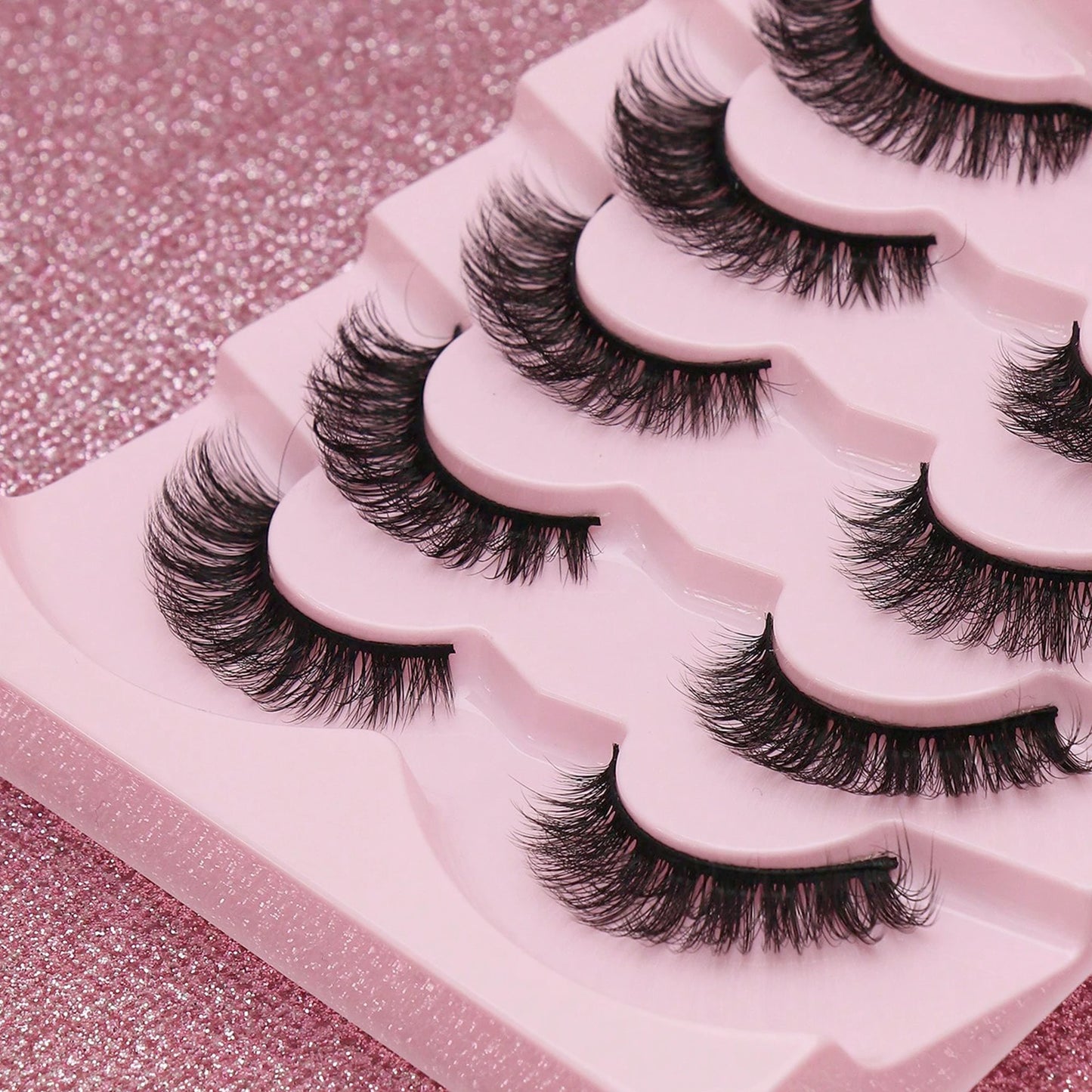 5 Pairs Cat Eye Lashes- Ma'chérie Beauty